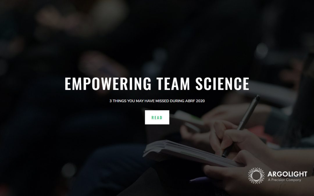 Empowering team science: 3 things you may have missed during ABRF 2020